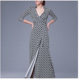 Abigail Silk Jersey Wrap Dress